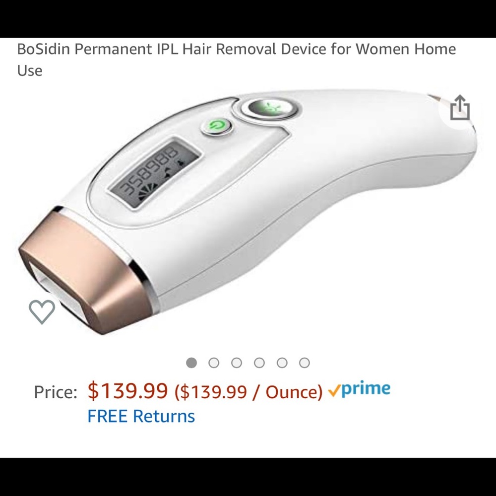 BOSIDIN Laser Hair Removal Tool Kit.  *NEW*